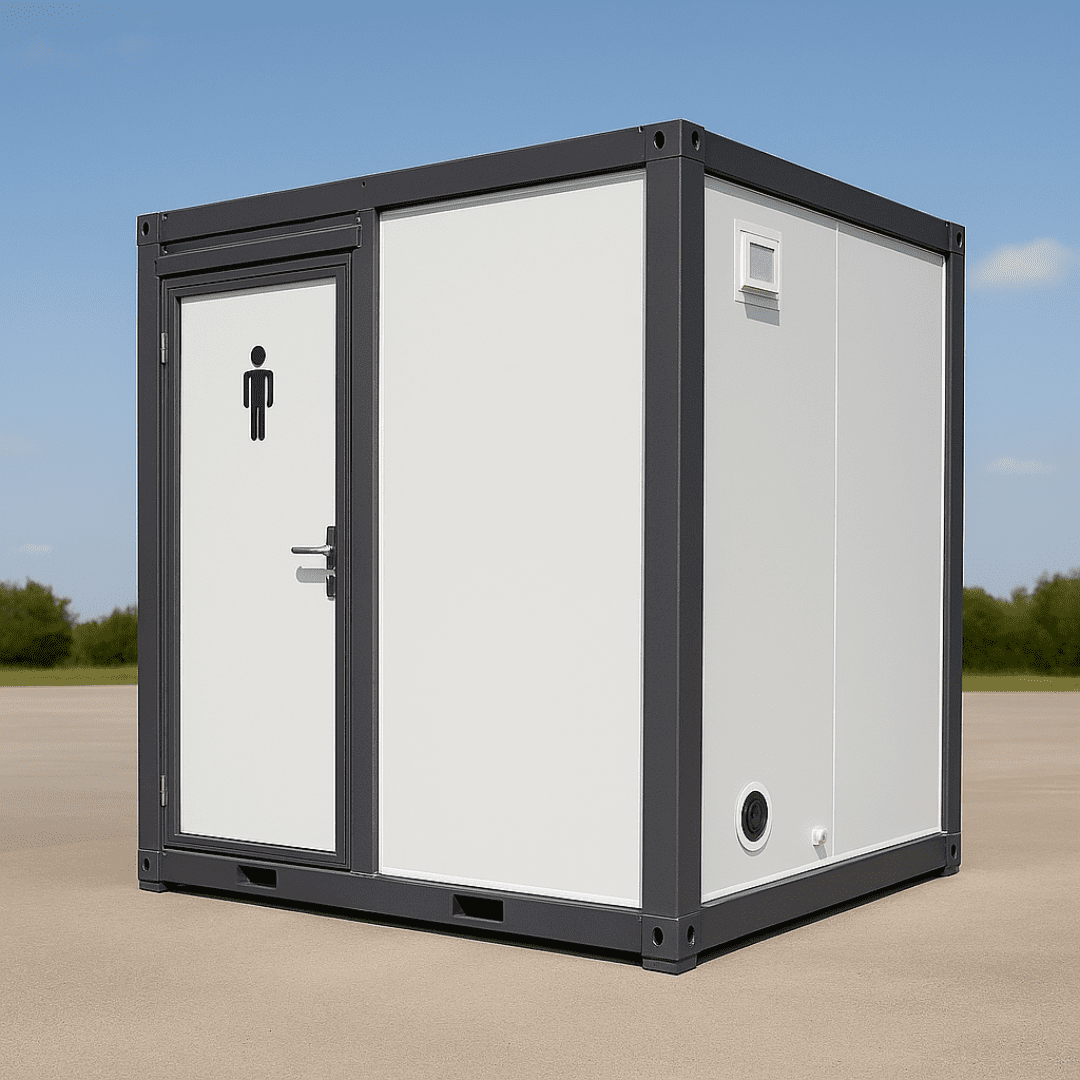Portable toilet and sanitary module