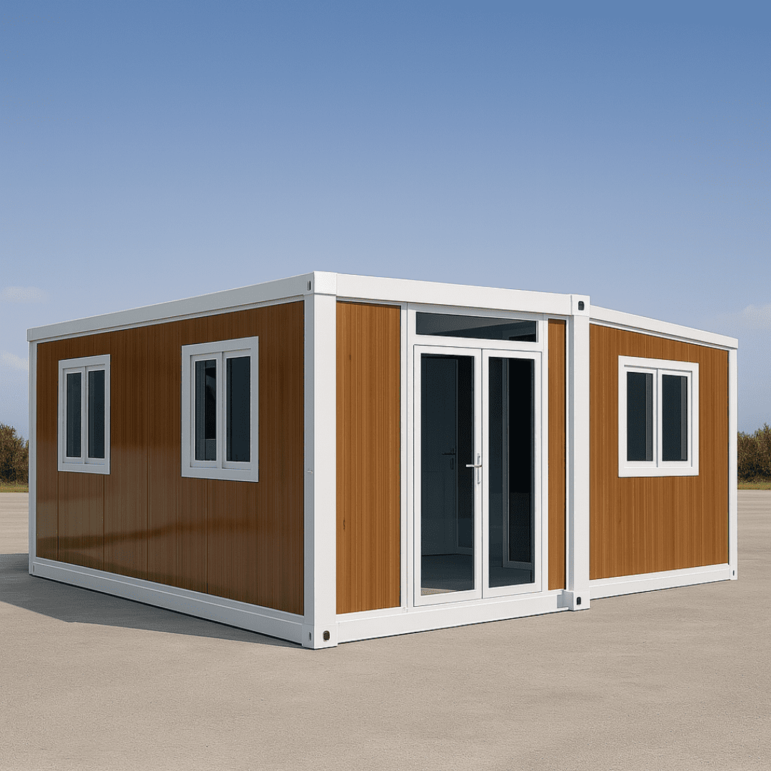 Expandable container house module